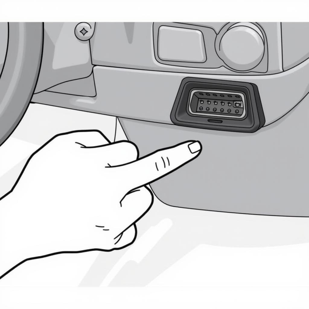 Locating OBD2 Port Under Dashboard