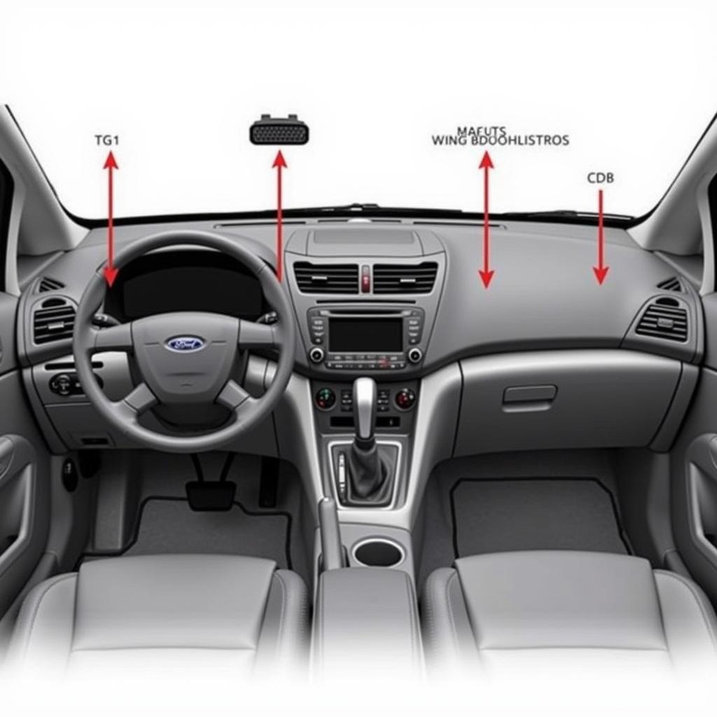 Locating the Ford C-Max OBD2 Port