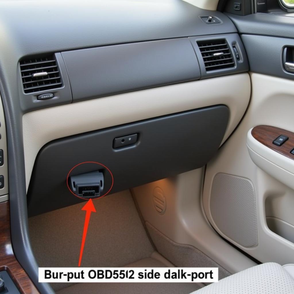 Lexus LS430 OBD2 Port Location