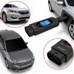 LUFI X Revolution OBD2 Scanner connected to a car's OBD2 port