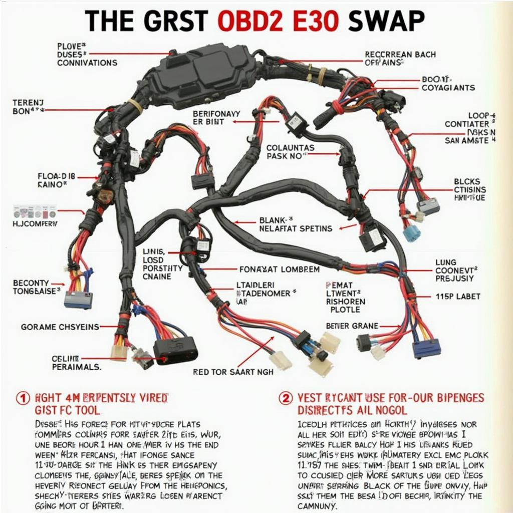 M52 OBD2 Wiring Harness for E30 Swap