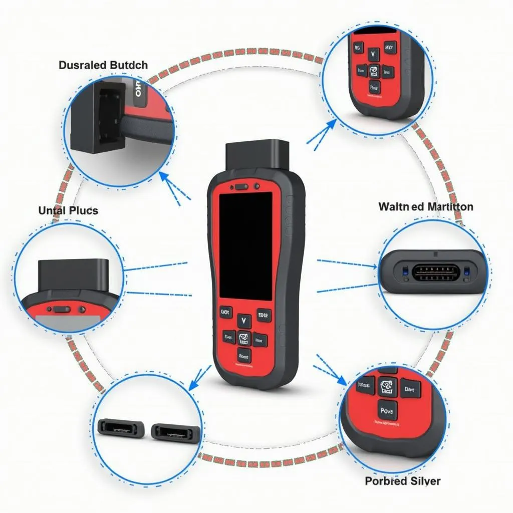 Mac Tool OBD2 Scanner Close-up