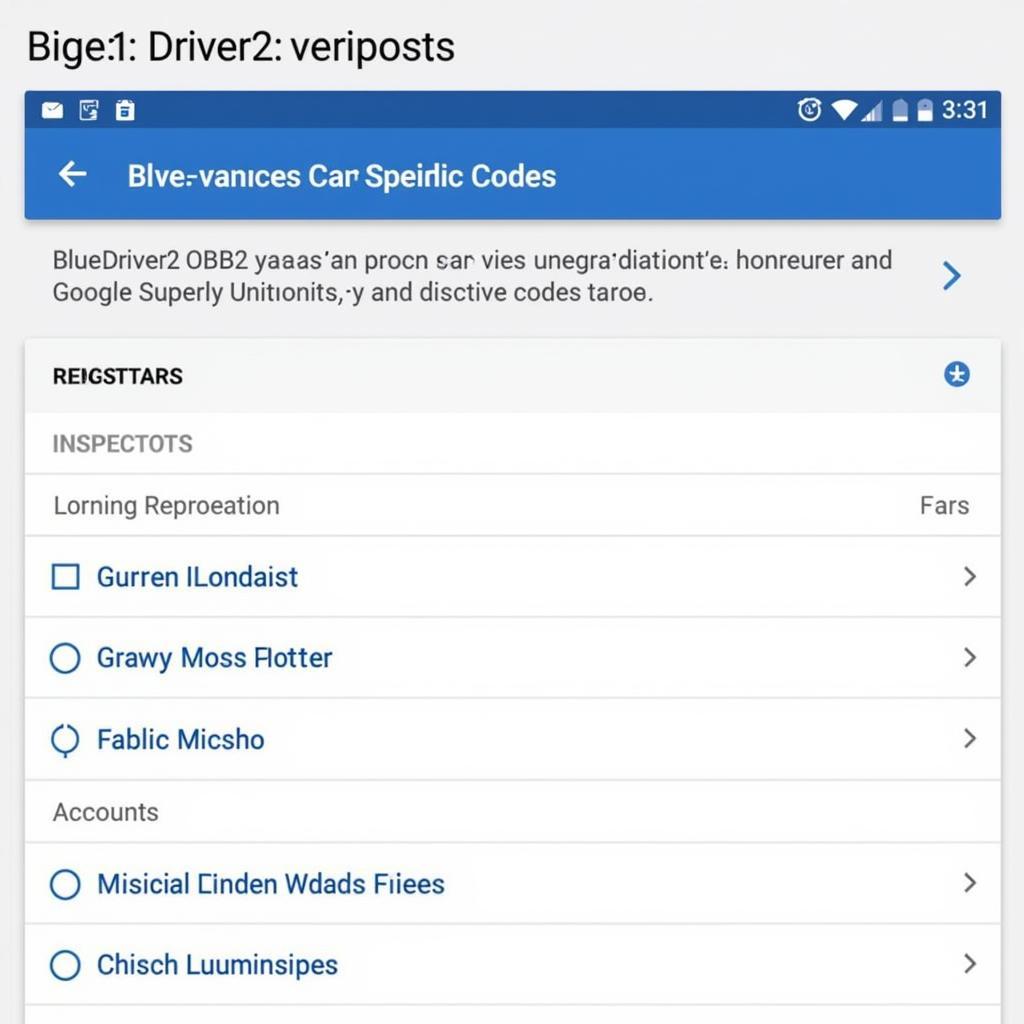 BlueDriver accessing manufacturer-specific codes