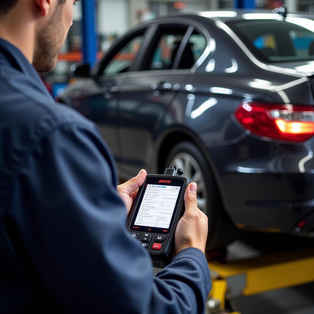 Mechanic Using MATCO Maximus 2.0