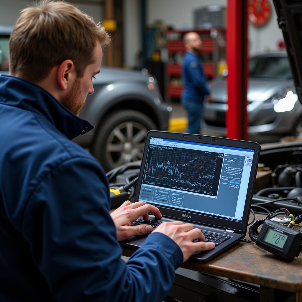 Mechanic Analyzing Freeze Frame Data