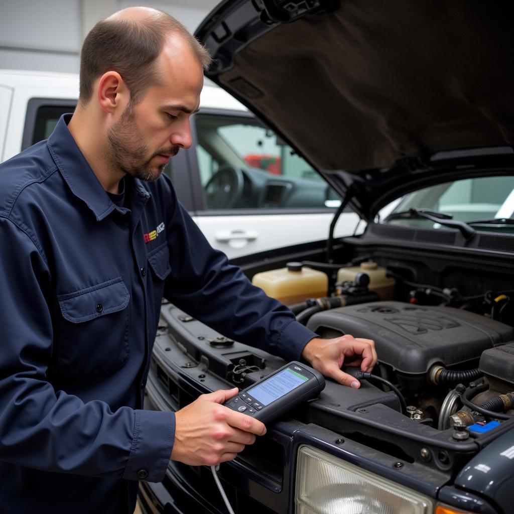 Mechanic Diagnosing Issues with a 1998 S10 Blazer