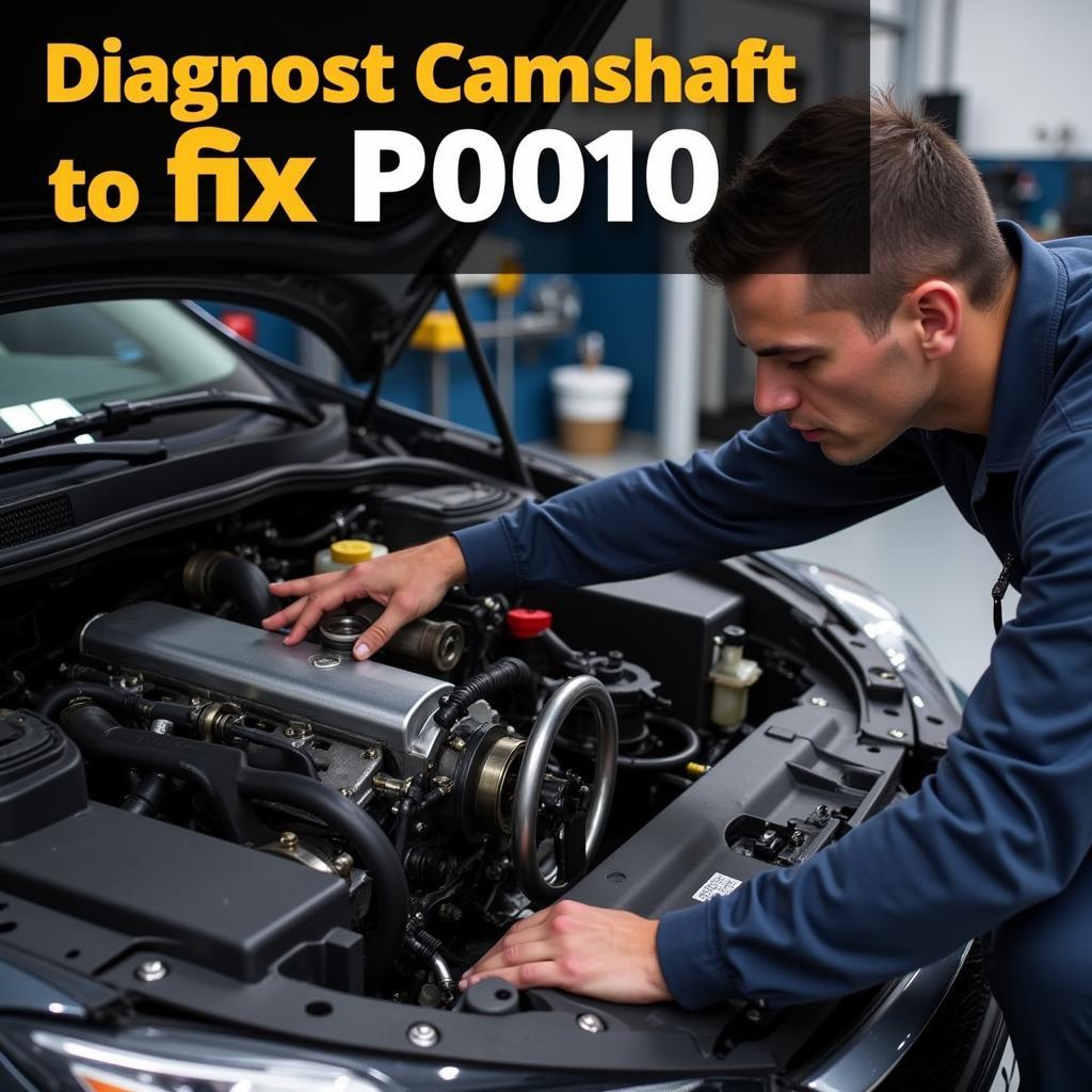 Mechanic Fixing P0010 Issue