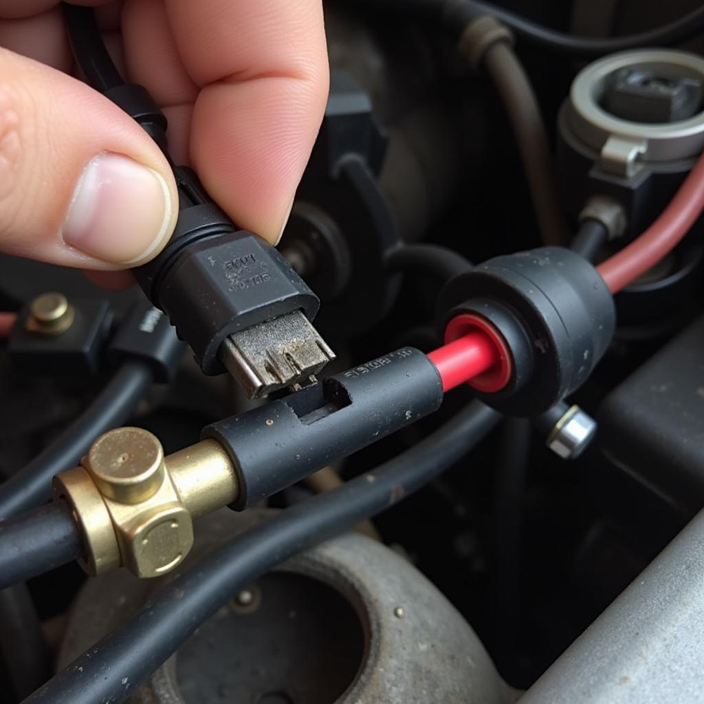 Mechanic Inspecting Steering Components