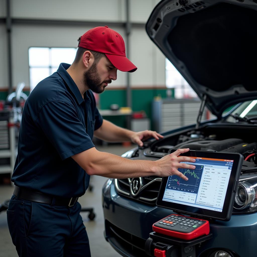 Professional OBD2 Scanner Use