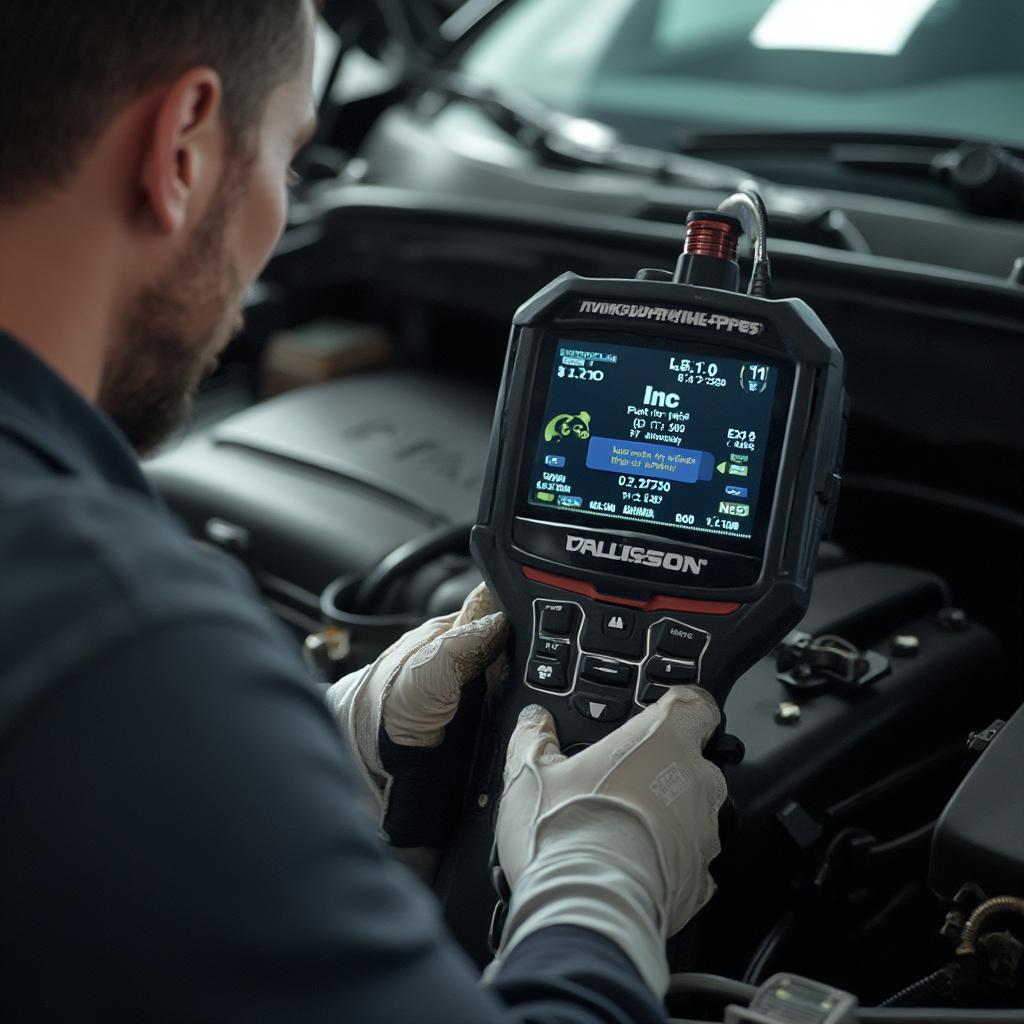 Mechanic Interpreting "Inc" Code with OBD2 Scanner