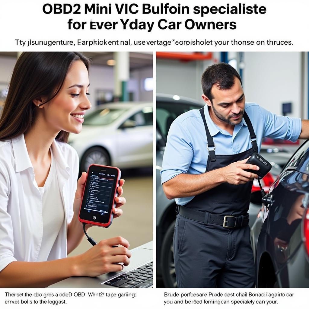 Mechanic Using a Professional OBD2 Scanner