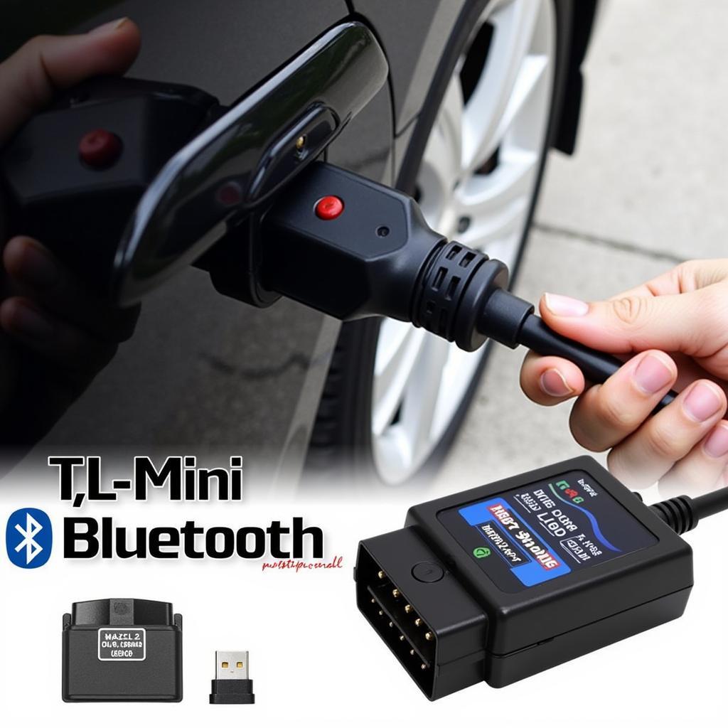 Mini ELM327 Bluetooth OBD2 Scanner