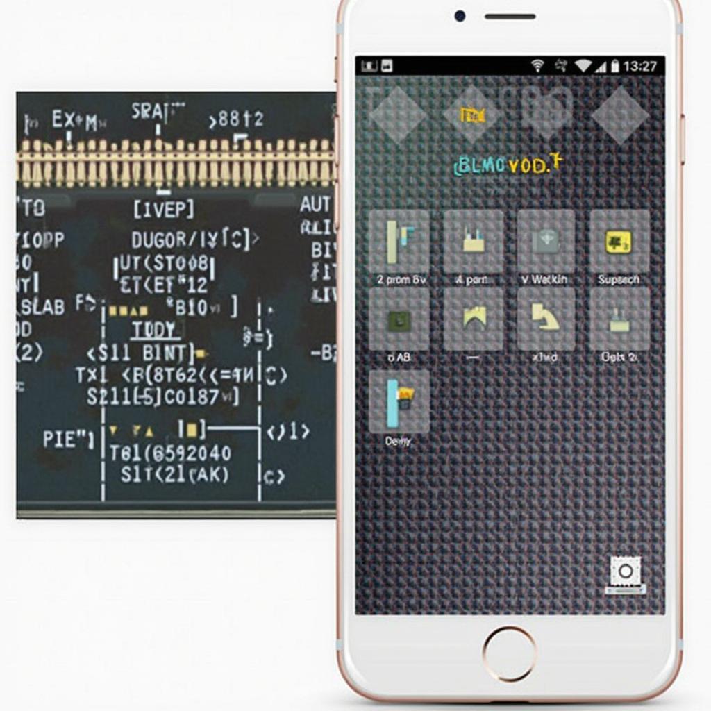 Mini OBD2 ELM327 V2.1 Smartphone App Displaying Diagnostics