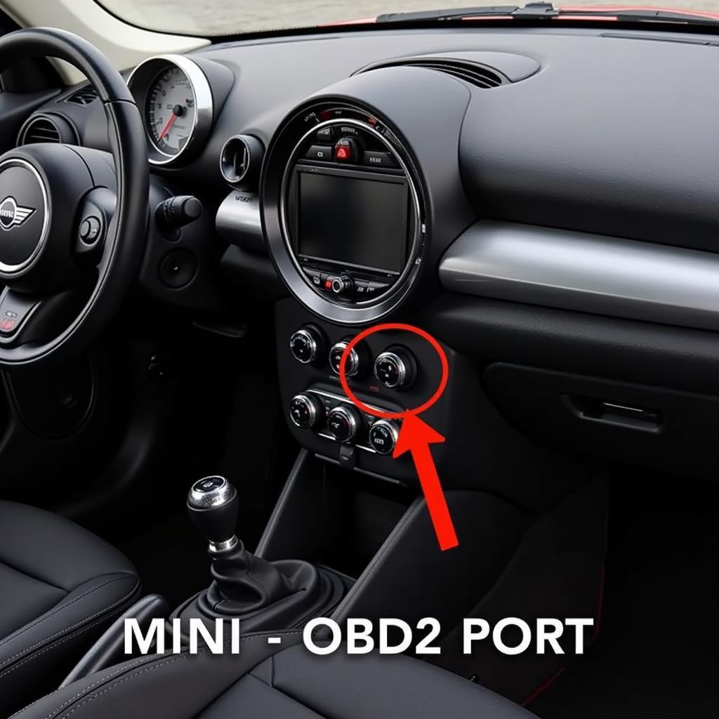 Mini R56 OBD2 Port Location