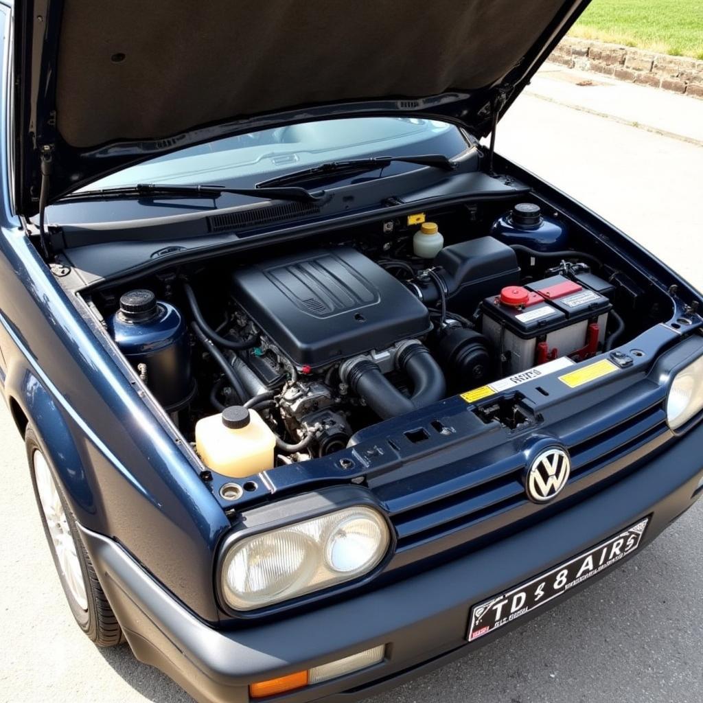 MK3 VR6 Engine Bay with OBD1 System