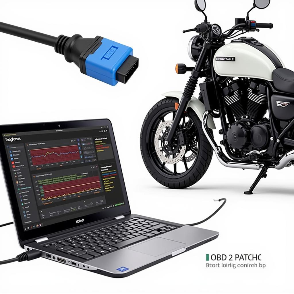 Motorcycle Diagnostics Using OBD2 Patch Cable