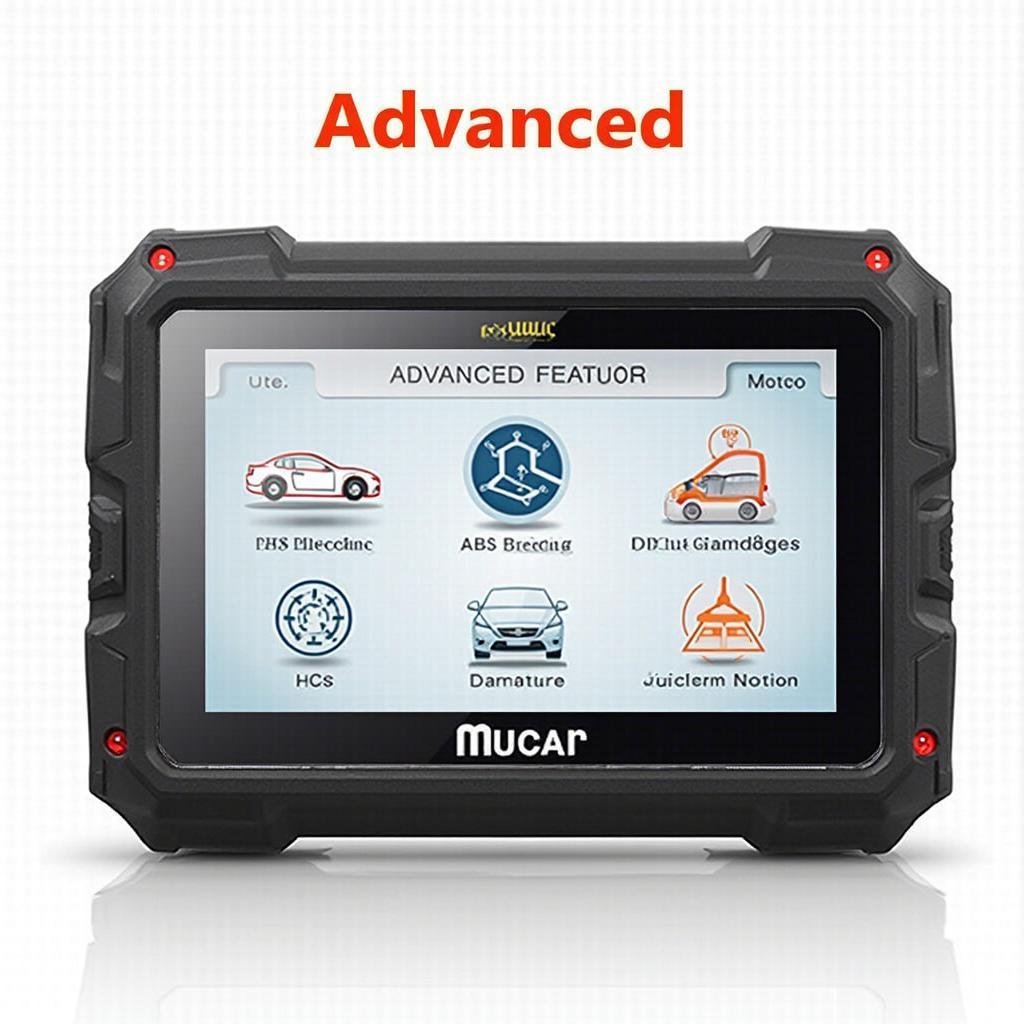 Mucar OBD2 Scanner Advanced Features Display