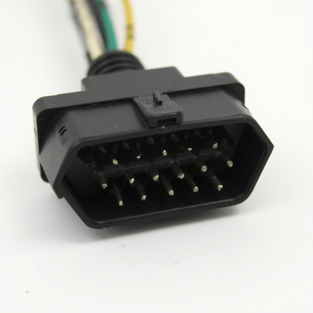 NC Miata OBD2 Connector Closeup