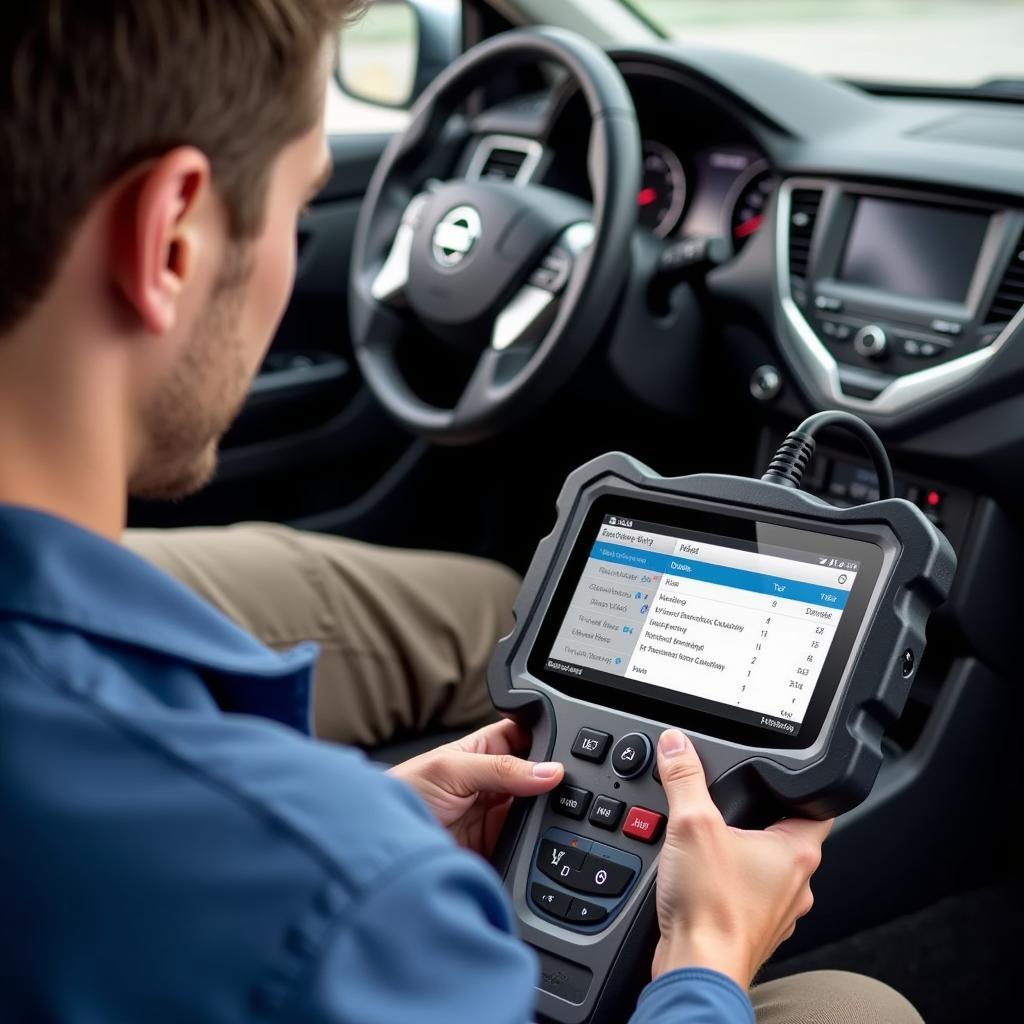 Nissan Consult 3 OBD2 in Use