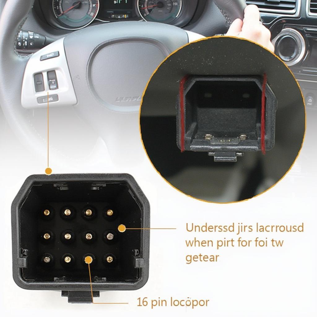 Nissan Juke OBD2 Port Location Under Dashboard