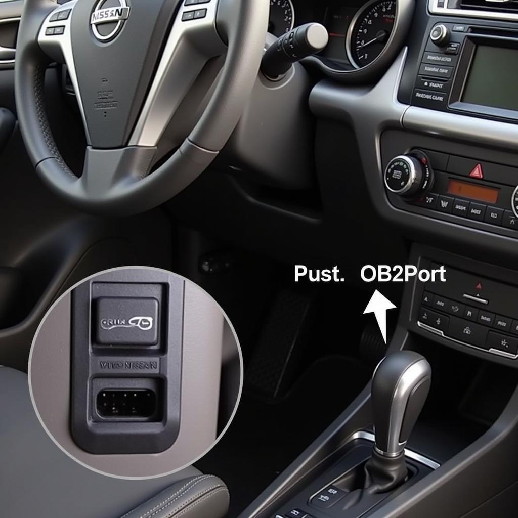 Nissan OBD2 Port Location