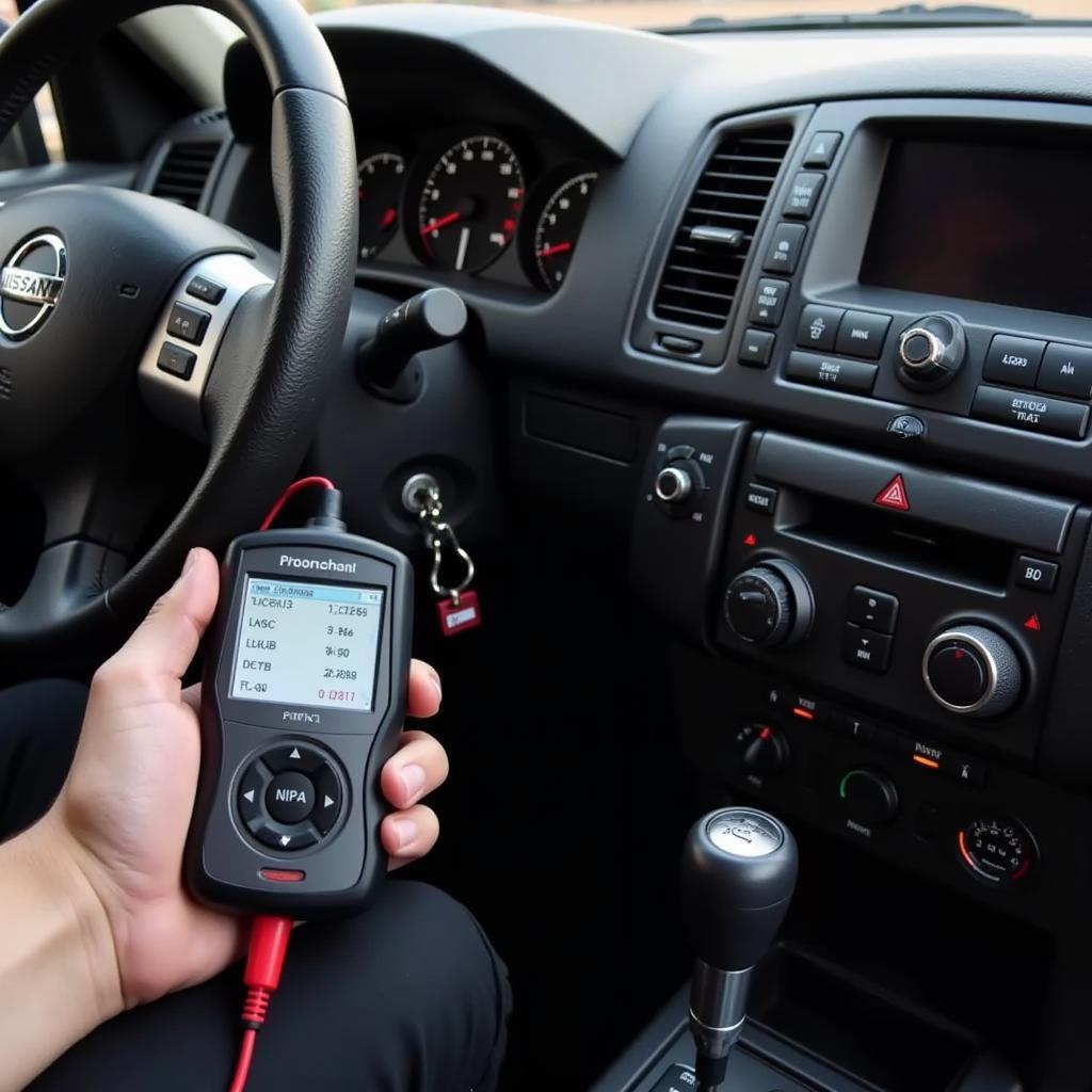 Using an OBD2 Scanner on a Nissan Patrol GU