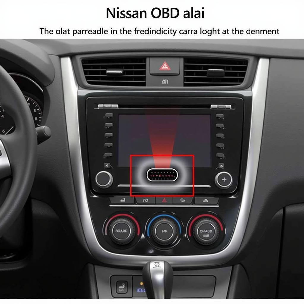 Nissan Qashqai OBD2 Port Location