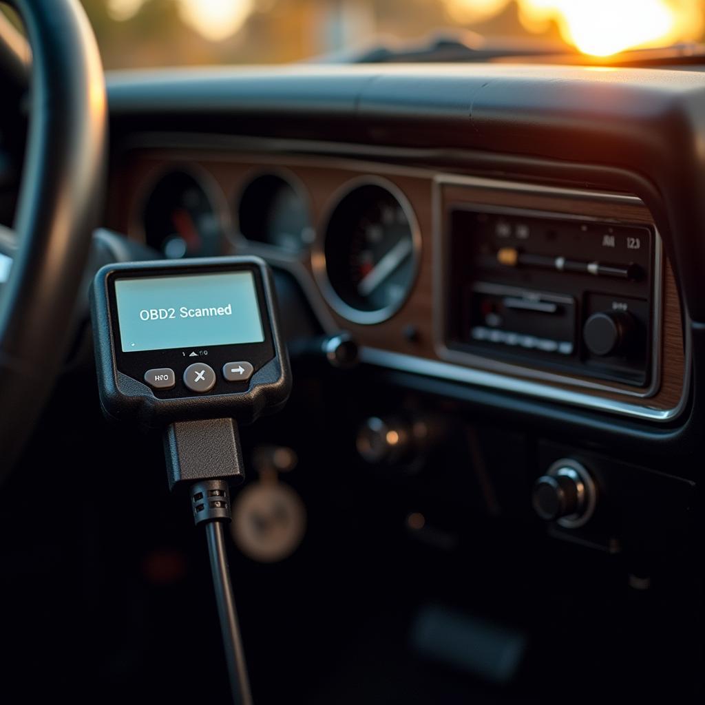 Chevrolet Nova Connected to OBD2 Scanner