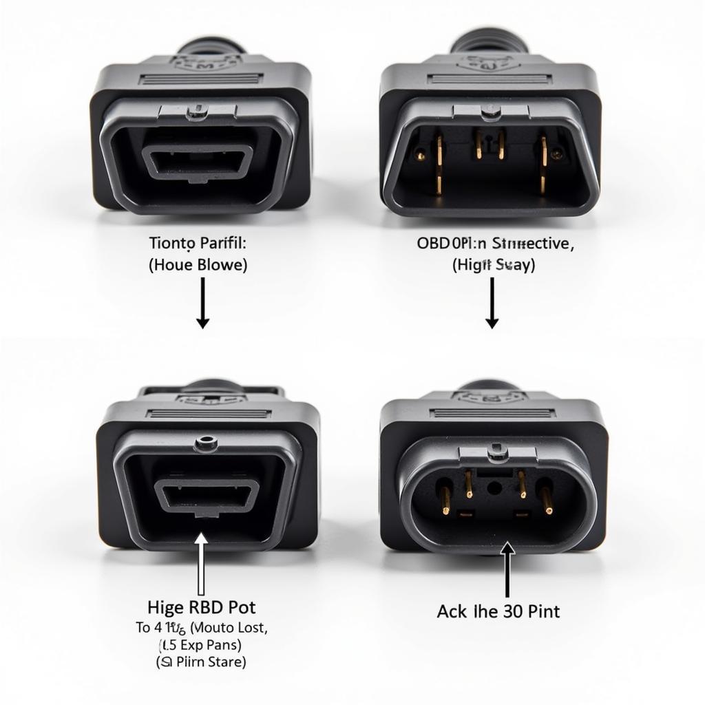 OBD0 and OBD2 Connectors Side-by-Side