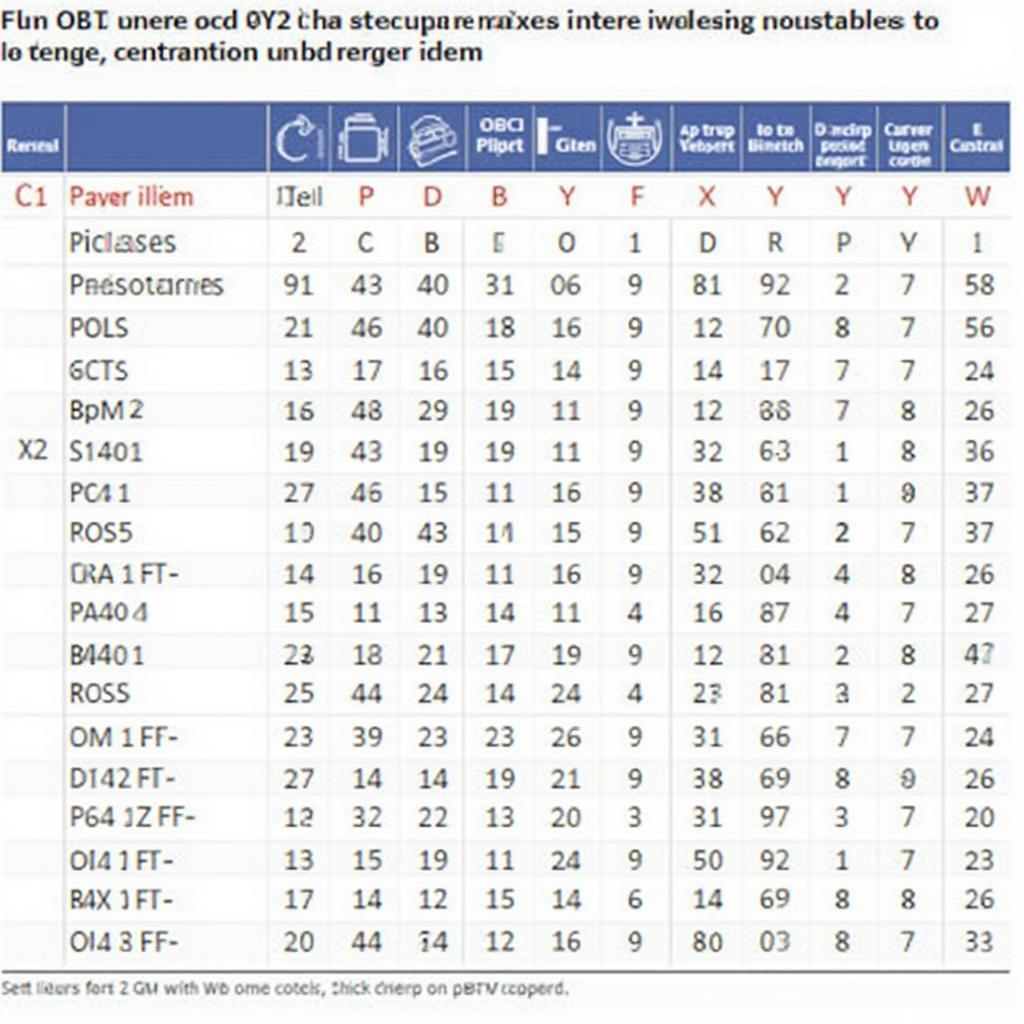 OBD1 Code Chart for GM Vehicles like the 1995 K1500