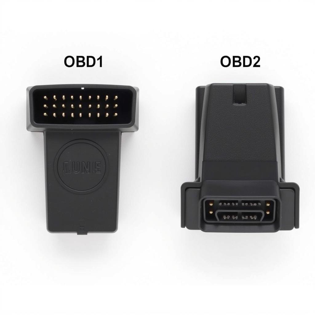 OBD1 and OBD2 Connector Differences