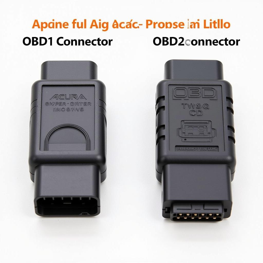 OBD1 and OBD2 Connectors in Acura Models