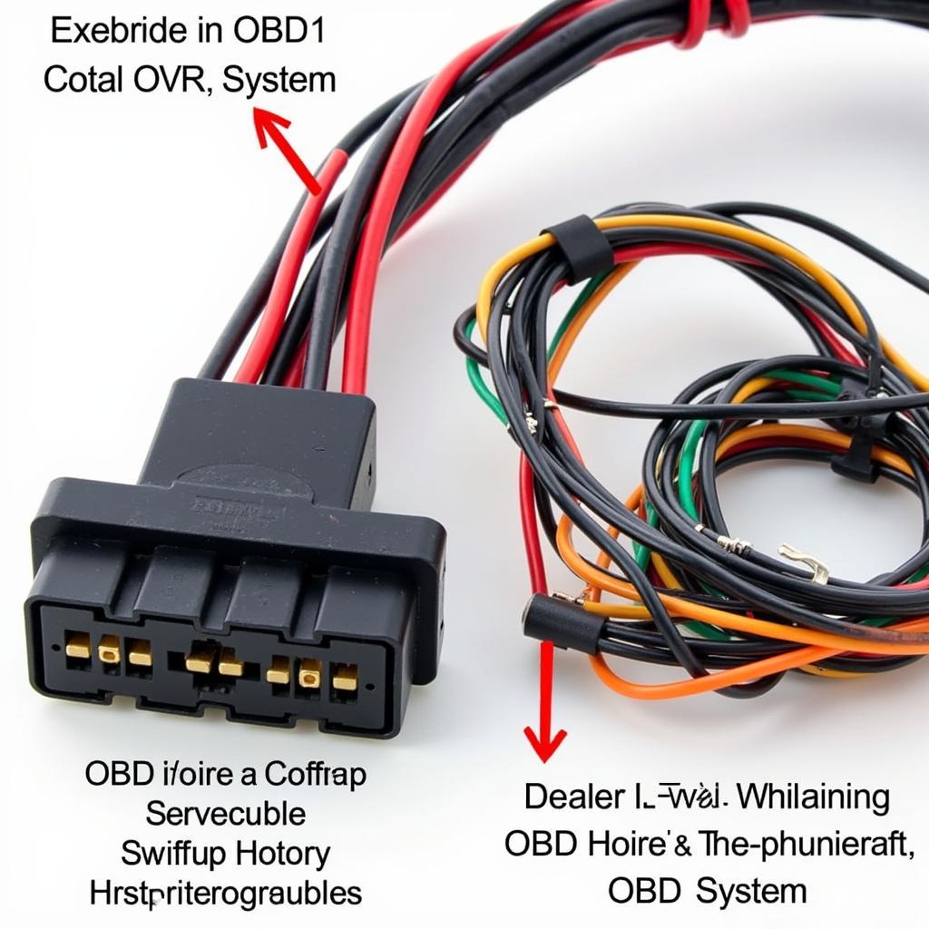 OBD1 to OBD2 Harness Inyector