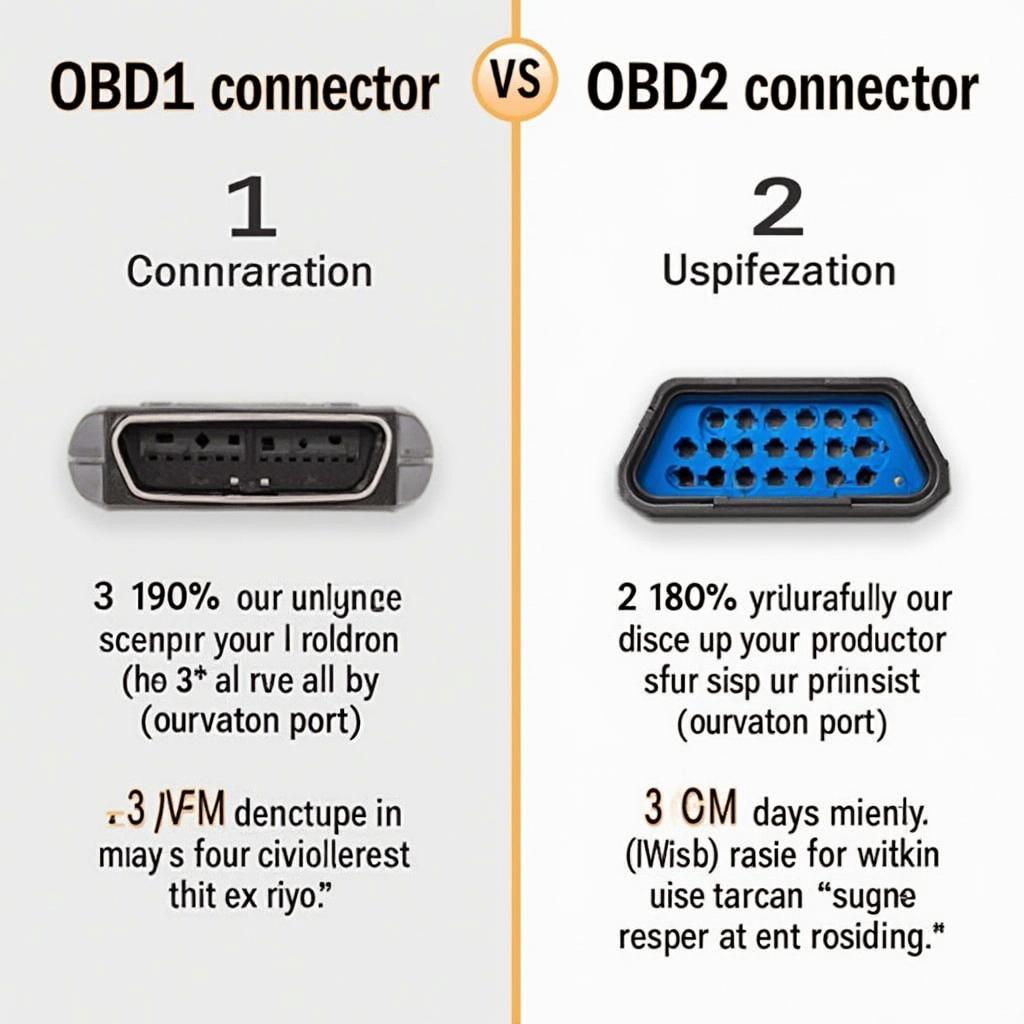 OBD1 vs. OBD2 Connector Comparison