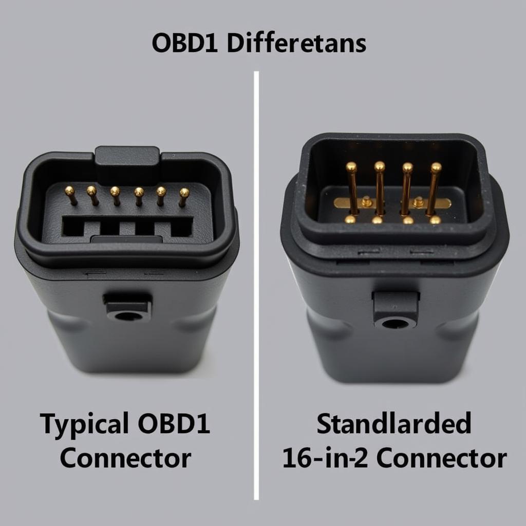 OBD1 vs OBD2 Connectors