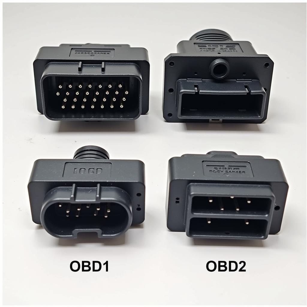 OBD1 and OBD2 Connectors Comparison