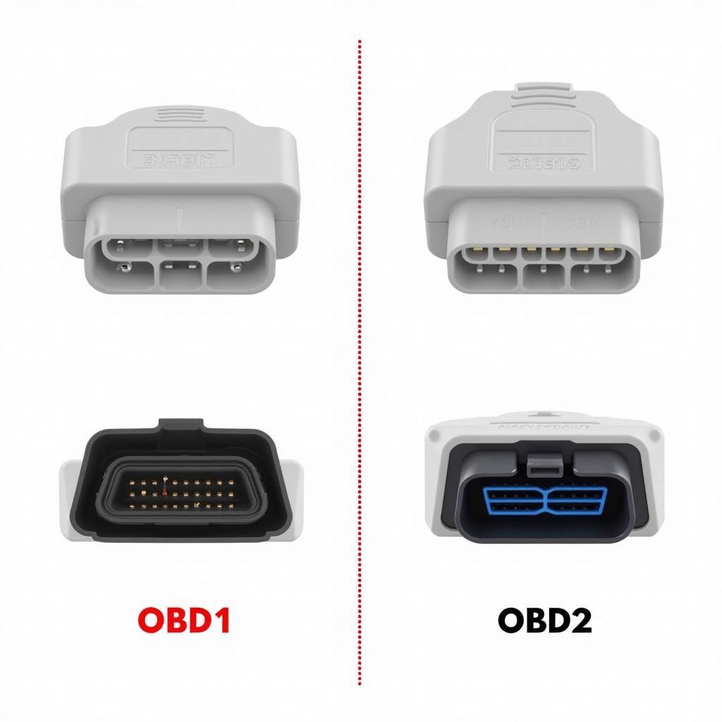 OBD1 vs. OBD2 Connectors