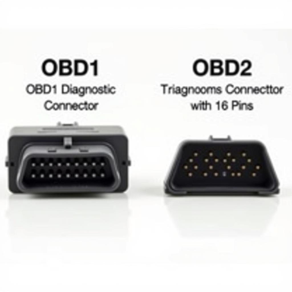 OBD1 vs. OBD2 Connectors