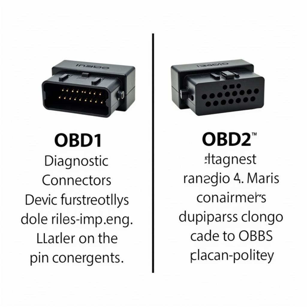 OBD1 vs. OBD2 Connectors