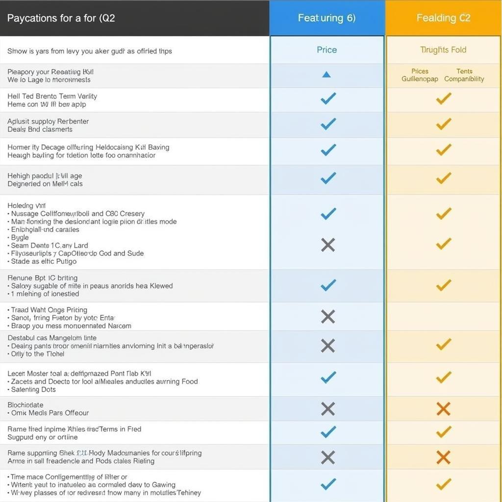 OBD2 Android Software Comparison Chart