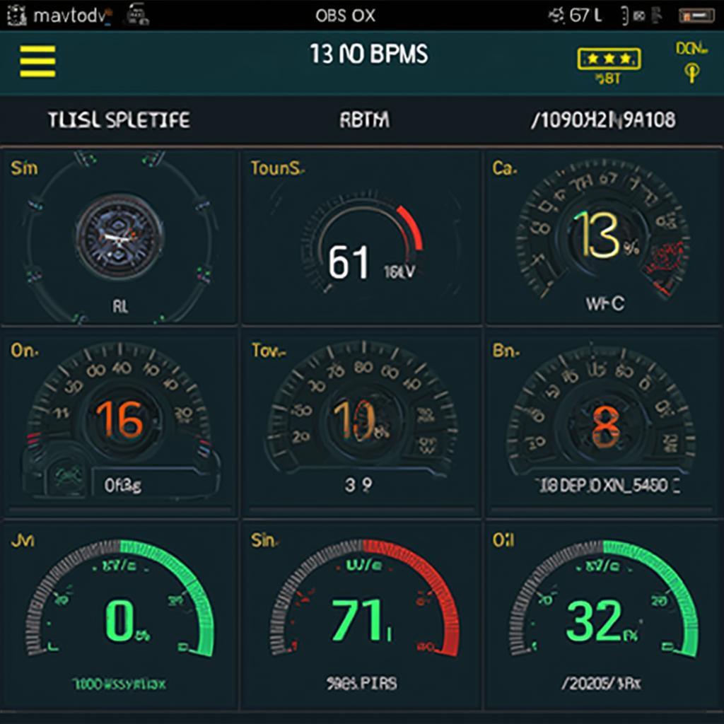 OBD2 App Dashboard