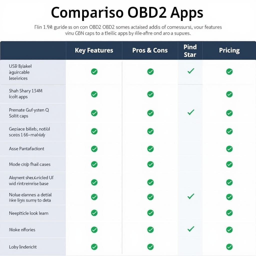 Comparing OBD2 App Features