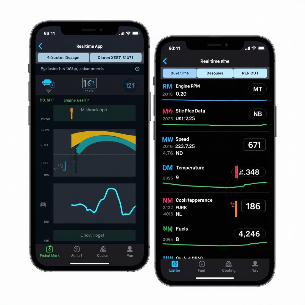 OBD2 App Interface