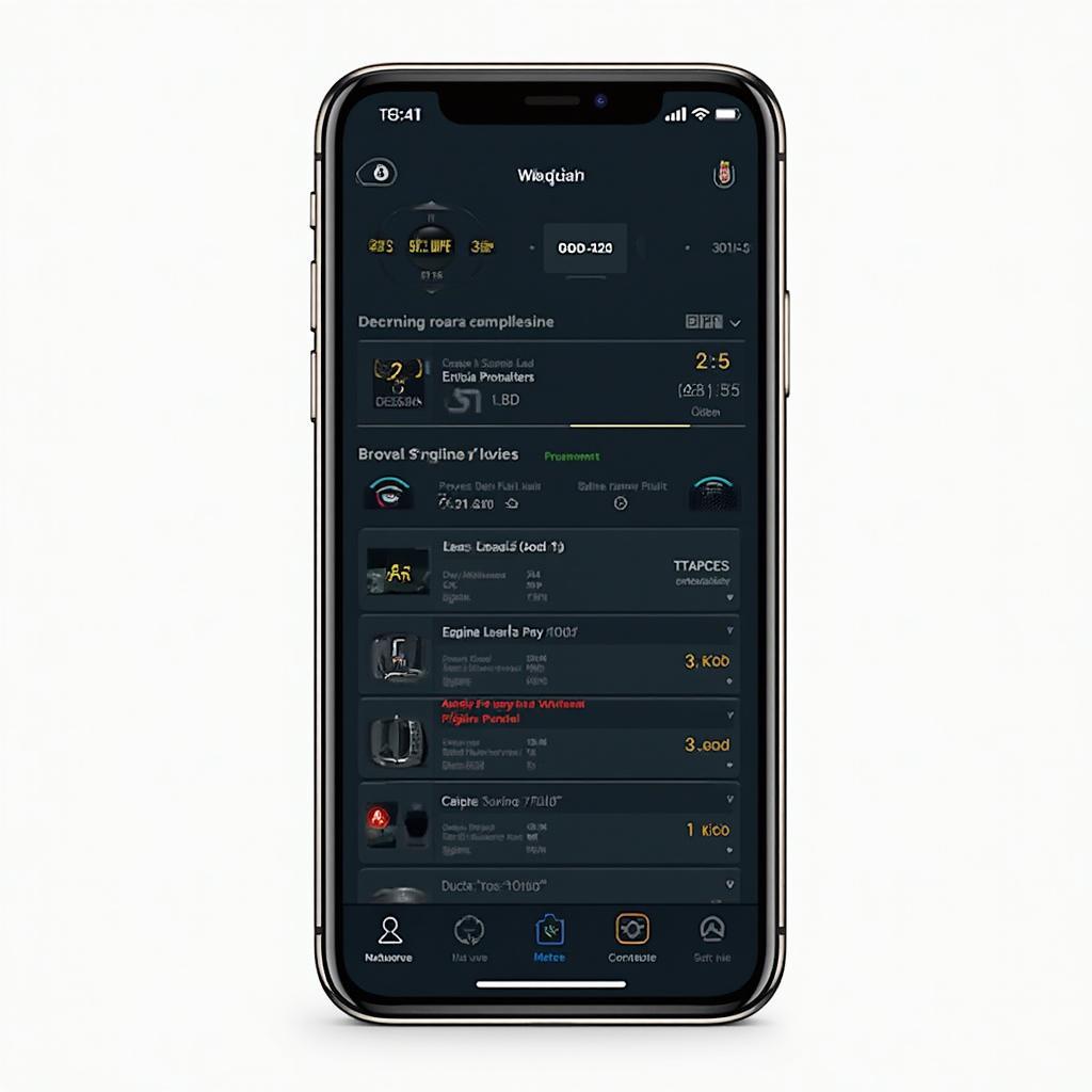 OBD2 App Interface