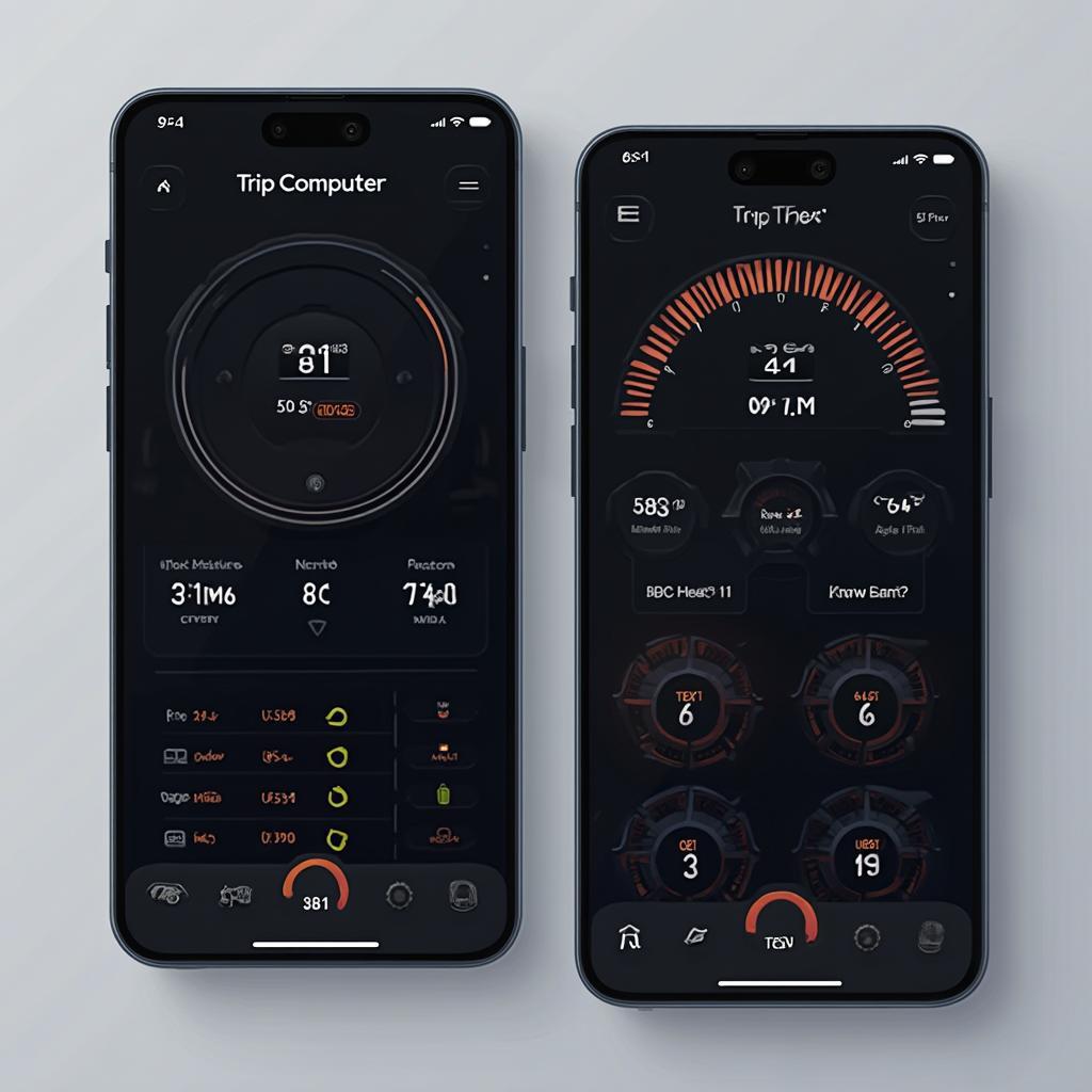 OBD2 App User Interface