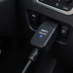 OBD2 Bluetooth Adapter Connected