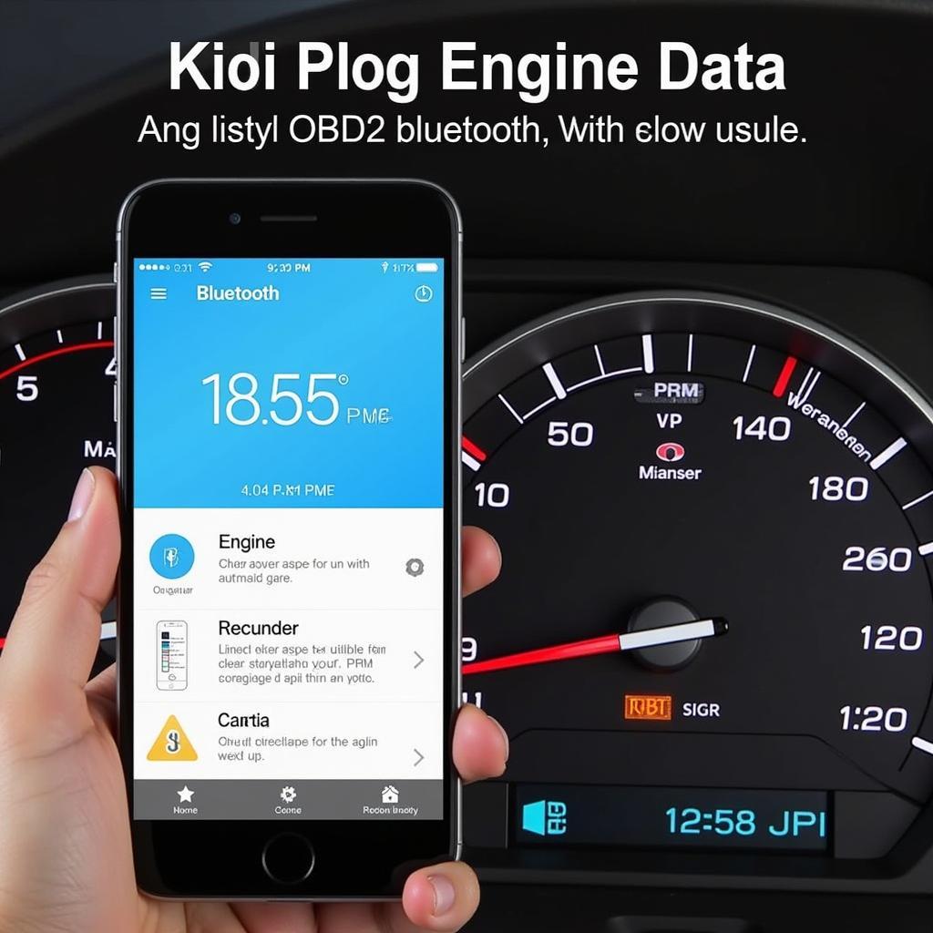 OBD2 Bluetooth App Interface