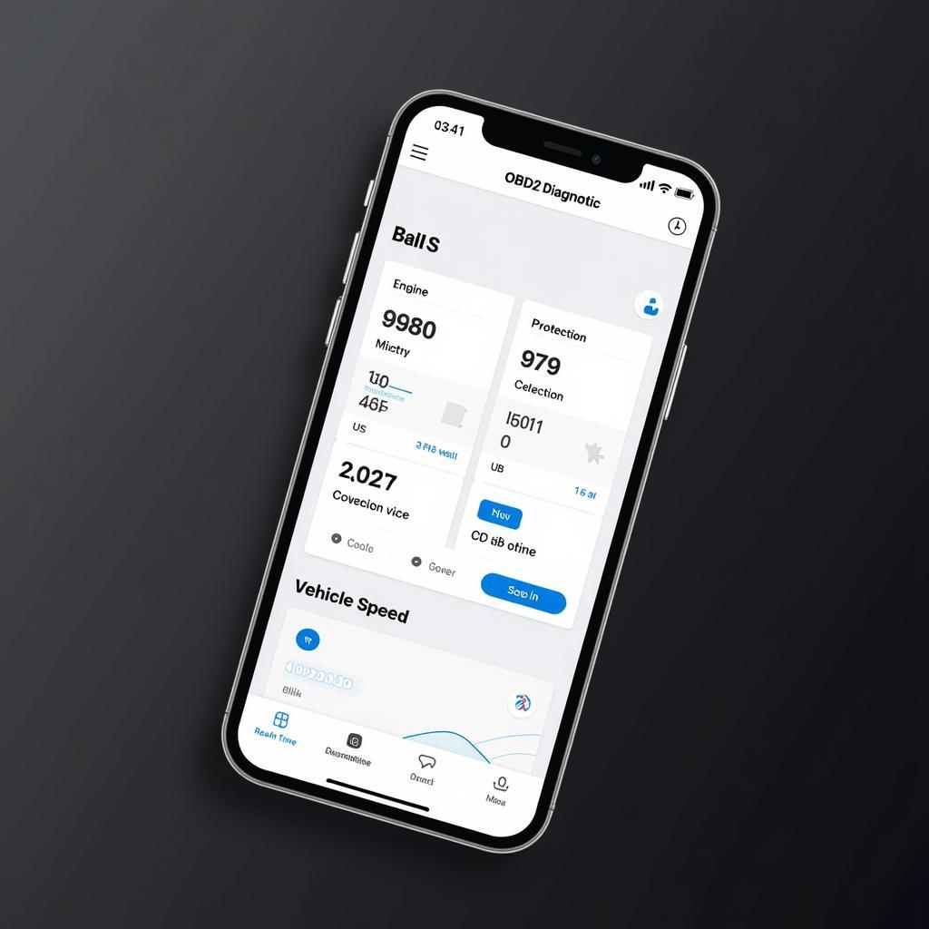 OBD2 Bluetooth Scanner App Interface