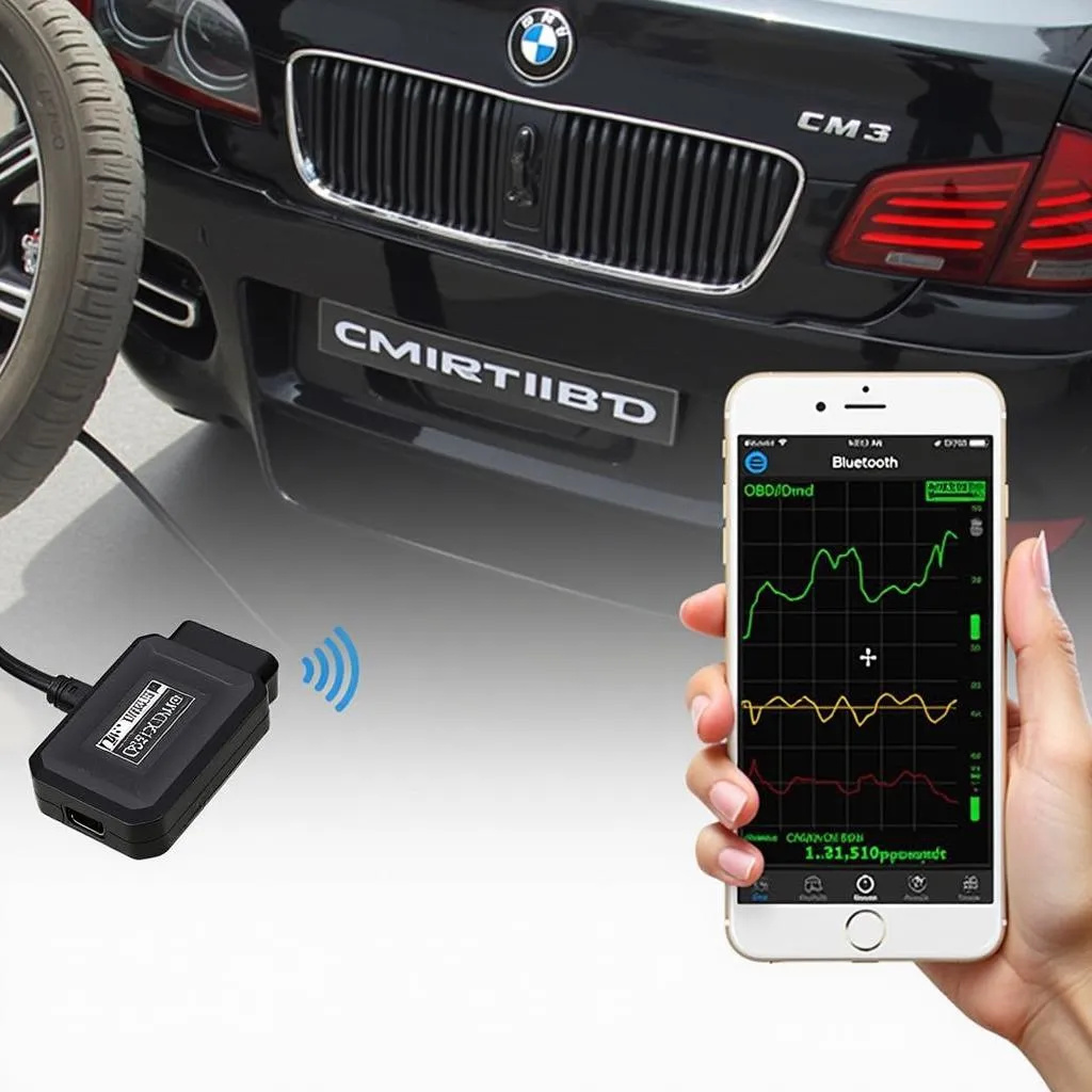 BMW Connected to OBD2 Bluetooth Scanner