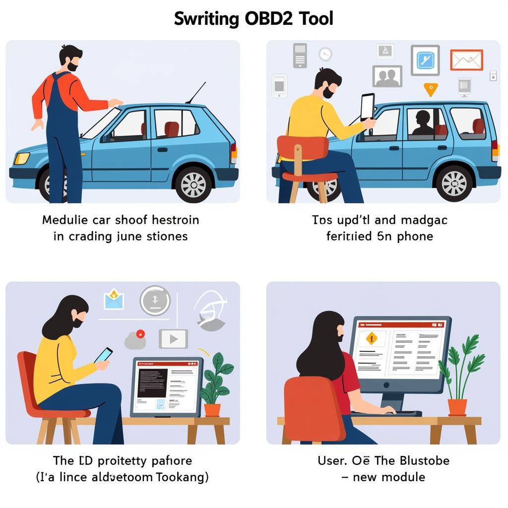 Applications of OBD2 Bluetooth Tool with Writing Functionality